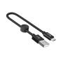 Kabel USB micro 0.25m czarny HOCO X35 2.4A